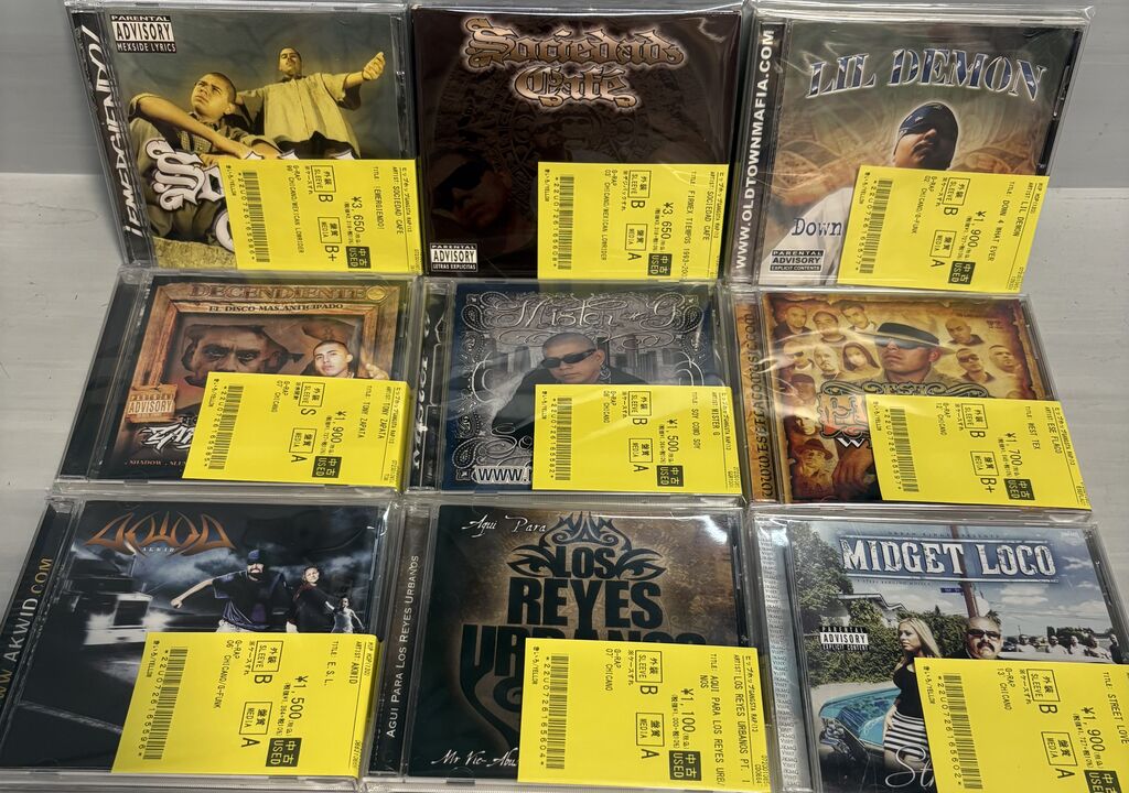 4/22(水)中古入荷♢CHICANO GANGSTA RAP CD入荷情報♢ : ディスク