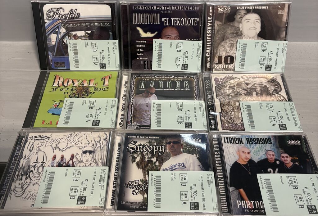 3/2(月)中古入荷♢CHICANO GANGSTA RAP CD入荷情報 : ディスクユニオン