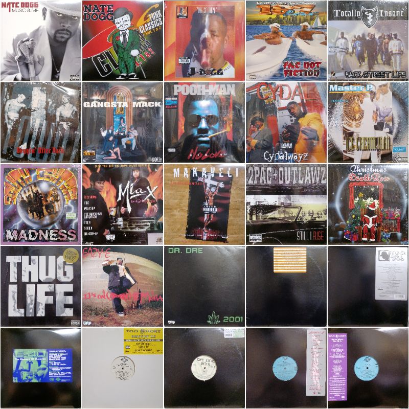 2PAC レコード 10枚セット HIP HOP WEST COAST まとめ ◎10/2(木) GANGSTA RAP / WEST COAST HIP HOP 新着中古レコード
