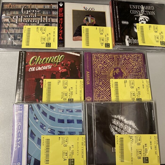 中古HIP HOP/CD】UNDERGROUND HIP HOPの希少CDが入荷しました