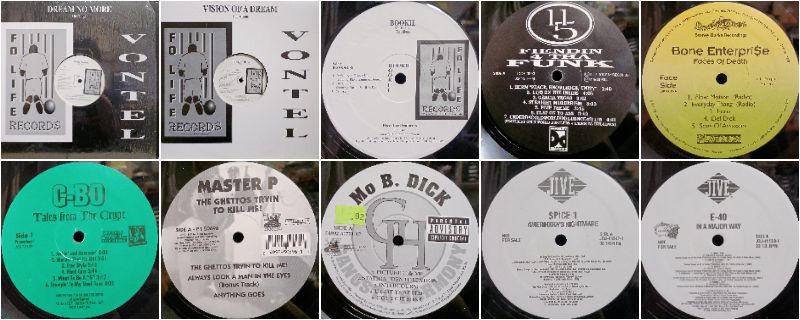 ◎10/2(木) GANGSTA RAP / WEST COAST HIP HOP 新着中古レコード