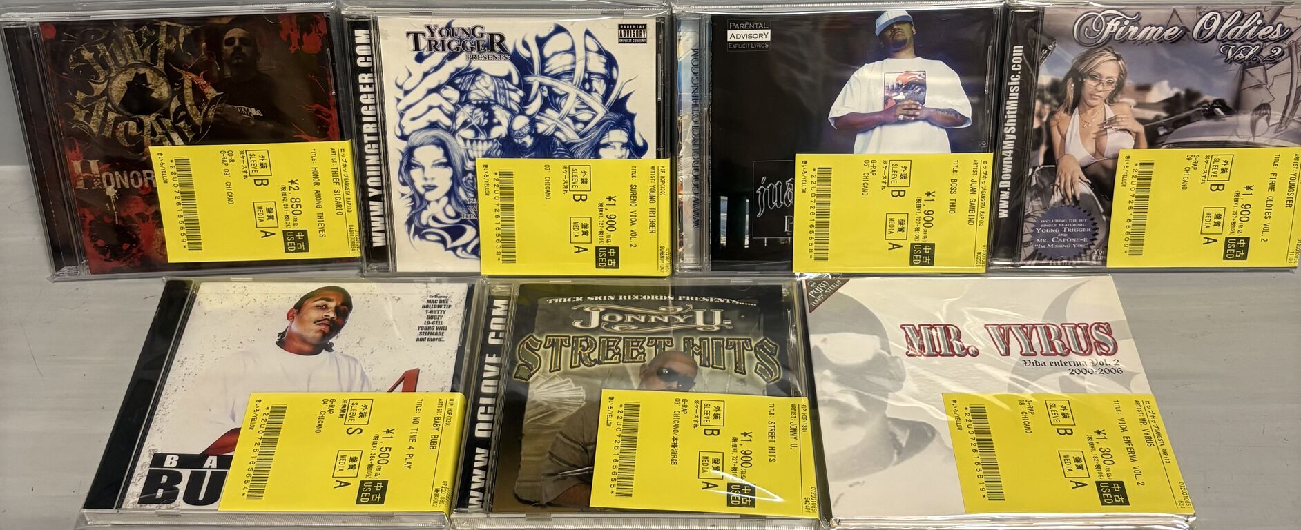 4/22(水)中古入荷♢CHICANO GANGSTA RAP CD入荷情報♢ : ディスク