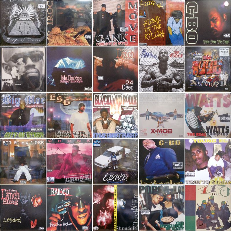 ◎10/2(木) GANGSTA RAP / WEST COAST HIP HOP 新着中古レコード