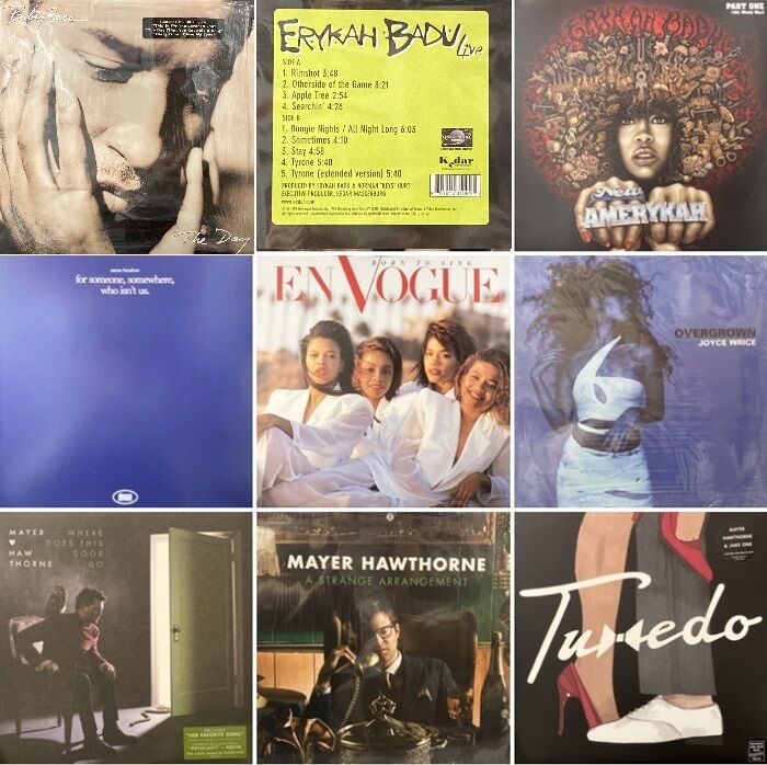 オンライン出品開始しました⇒◎1/7(火) R&B VINYL 新着中古品 一挙