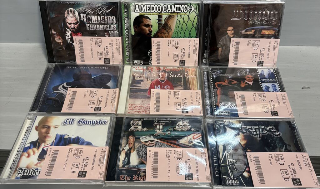 4/6(月)オンライン出品開始⇒3/30(月)中古入荷♢CHICANO GANGSTA RAP