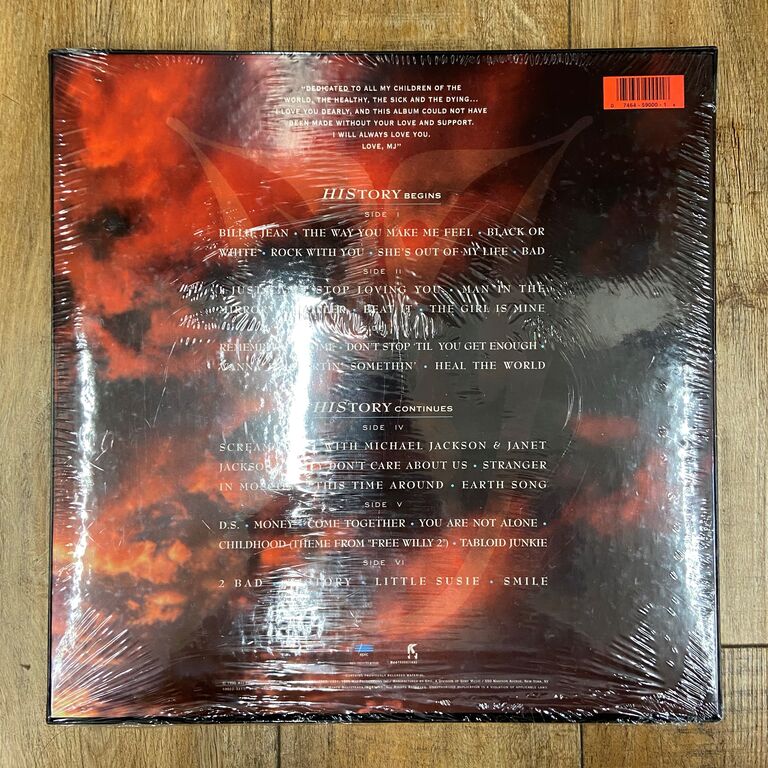 ◎10/20(月) MICHAEL JACKSON / HISTORY-PAST, PRESENT AND