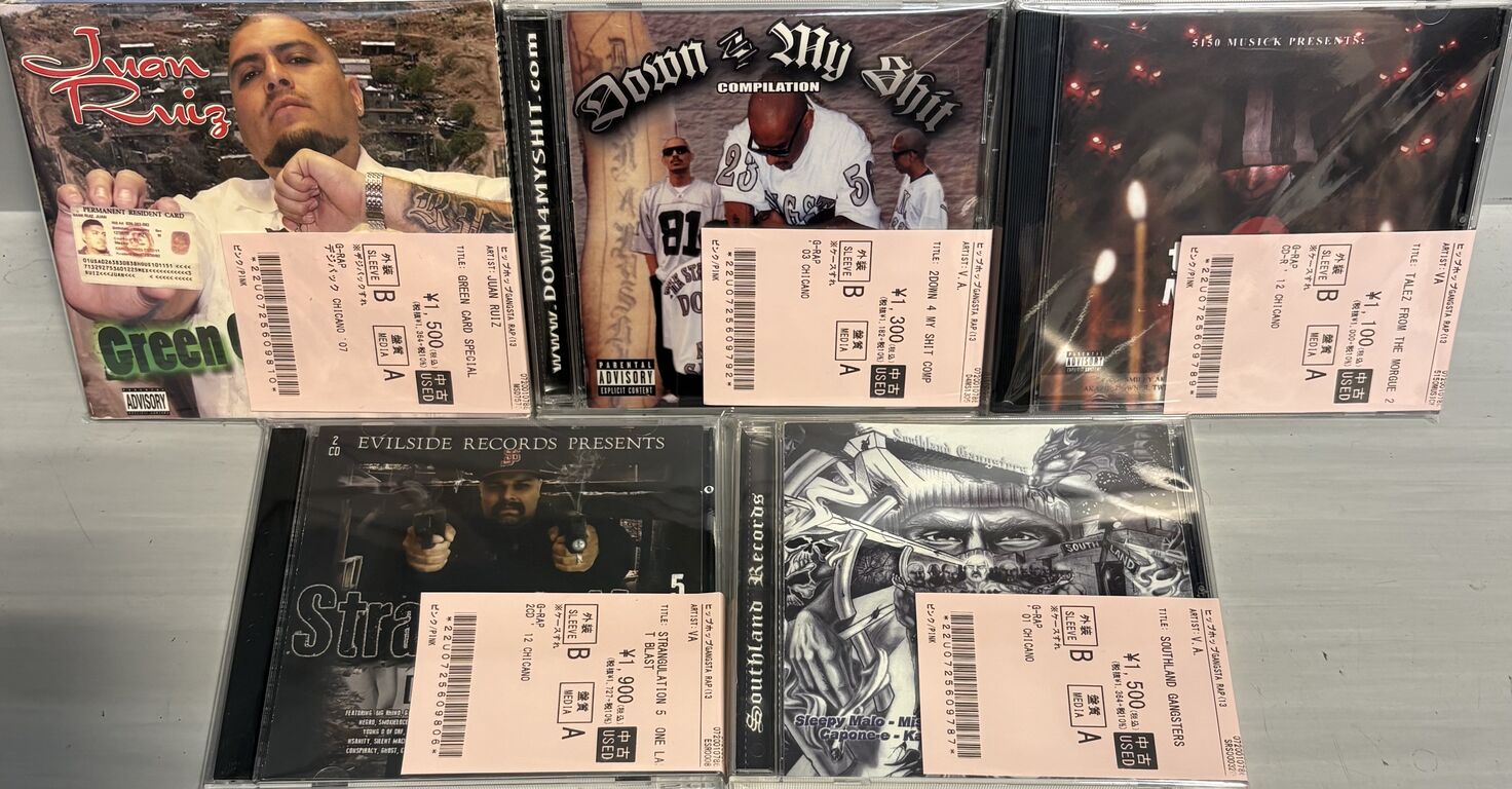 4/6(月)オンライン出品開始⇒3/30(月)中古入荷♢CHICANO GANGSTA RAP