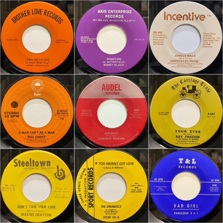 Disco Soul レコード 25枚セット　ディスコ まとめ売り FUNK ◎8/23(日) SOUL・FUNK 45s お値段見直し品 ピンポイント出展