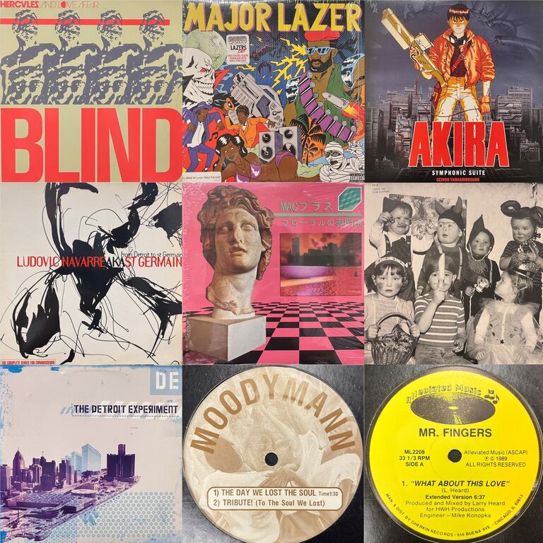 □クラブ テクノ ダンスミュージック など LP レコード 海外盤
