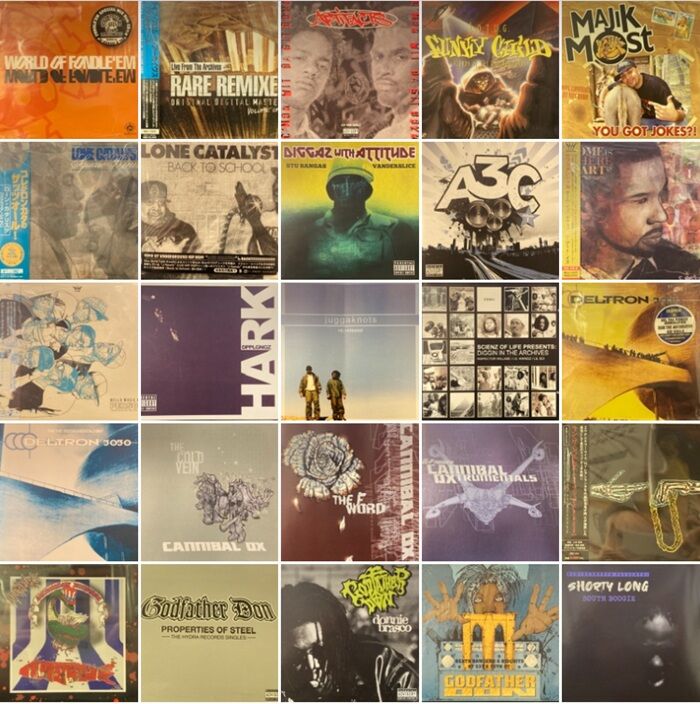 オンライン出品開始しました⇒◎1/24(土)UNDERGROUND HIPHOP 廃盤CD