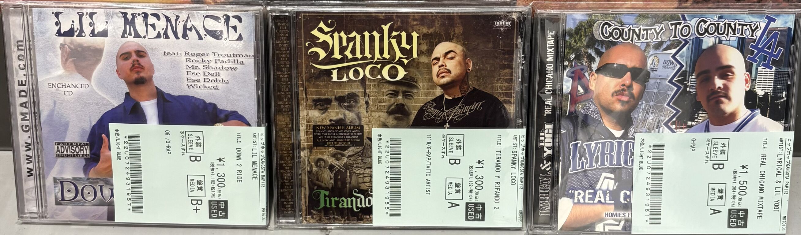 2/24(火)中古入荷♢CHICANO GANGSTA RAP CD入荷情報 : ディスク