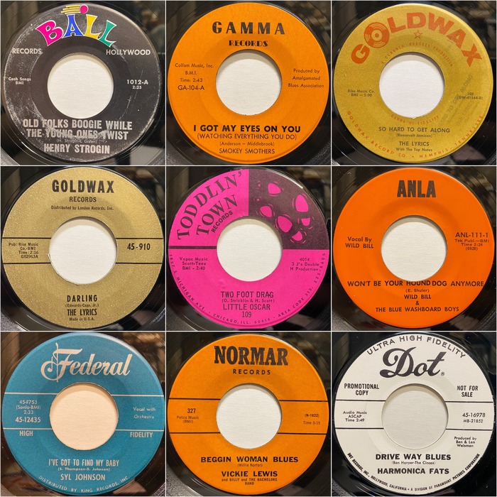 1019日 Blues・randb・early Soul 45s お値段見直し品 100枚入荷 ディスクユニオン新宿ソウル・ダンス 