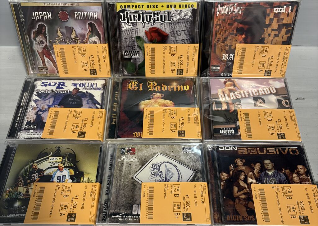 6/1(月)中古入荷♢CHICANO GANGSTA RAP CD入荷情報♢ : ディスク