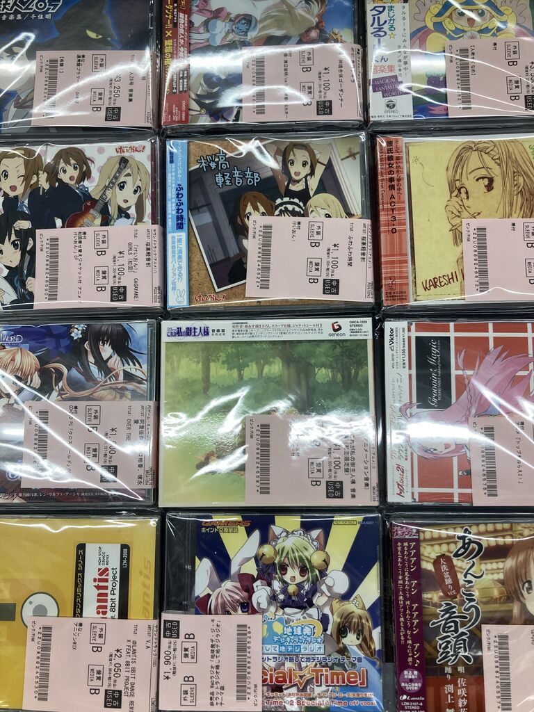 中古CD新入荷情報】けいおん！スコア、ステッカー付「けいおん！バンド