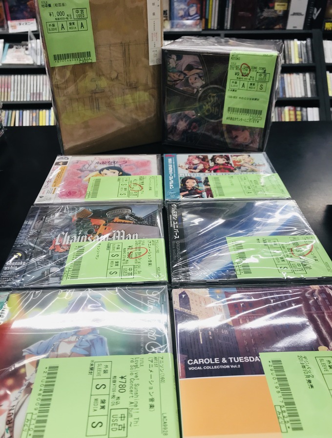 中古CD新入荷情報！！人気のアニメ作品や声優、ゲーム作品まで幅広く