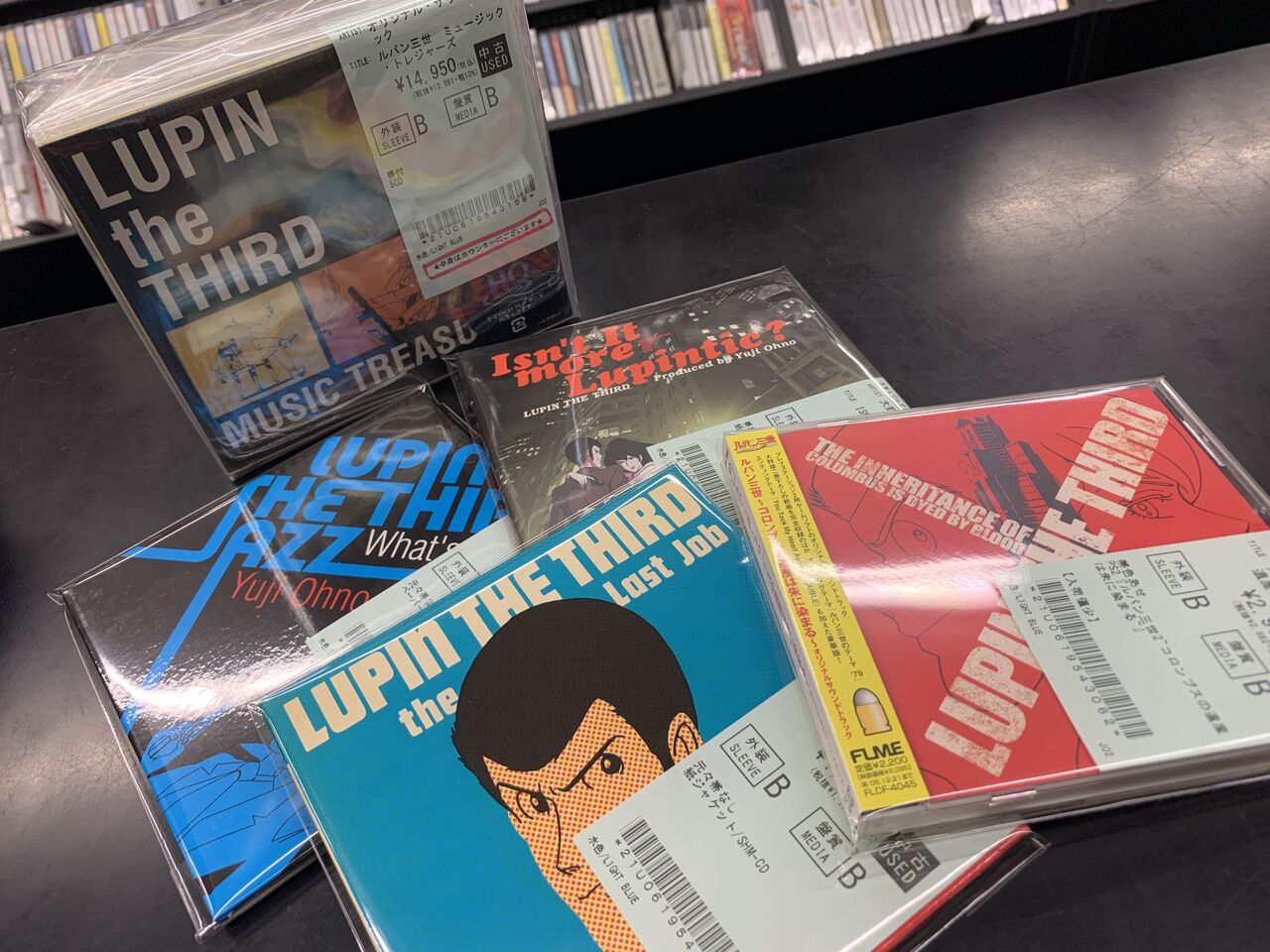 中古CD新入荷!!『宇宙戦艦ヤマト』『銀河鉄道999』『ルパン三世』等の 