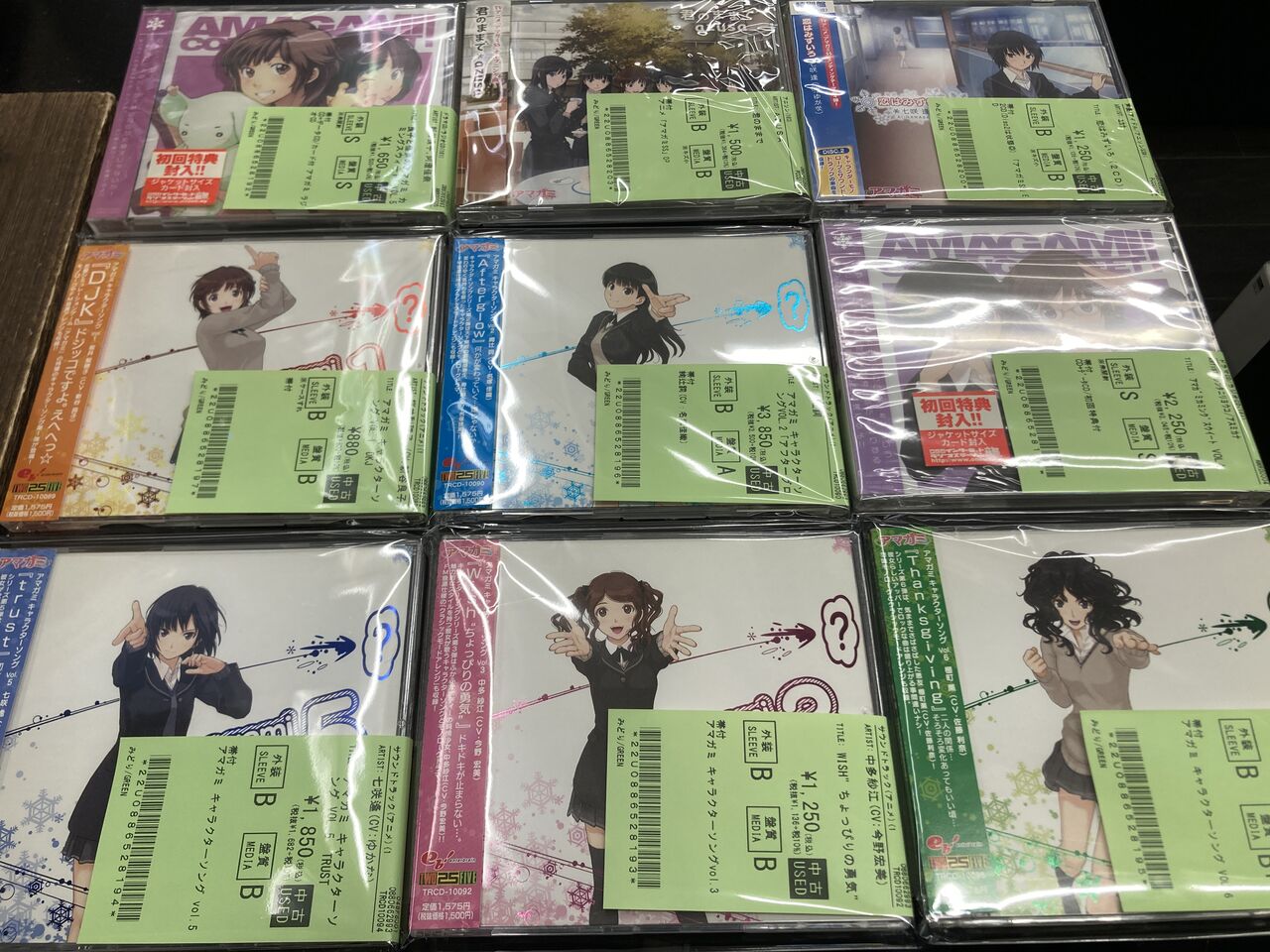 アマガミ」関連CDや「CLANNAD」「リトバス」「Angel Beats!」など、Key