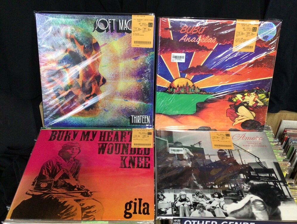 中古レコード】国内盤,輸入盤併せて約60枚店頭出しいたしました