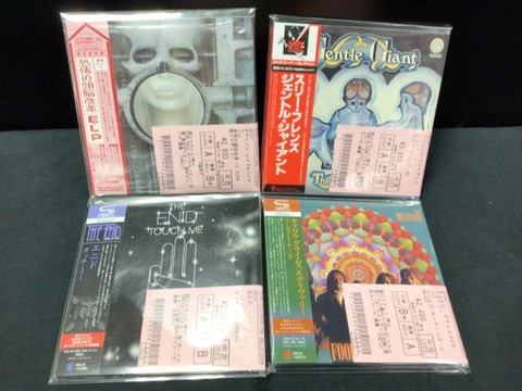 中古CD】SHM-CD仕様紙ジャケット20点ほどと、プログレのCDが100