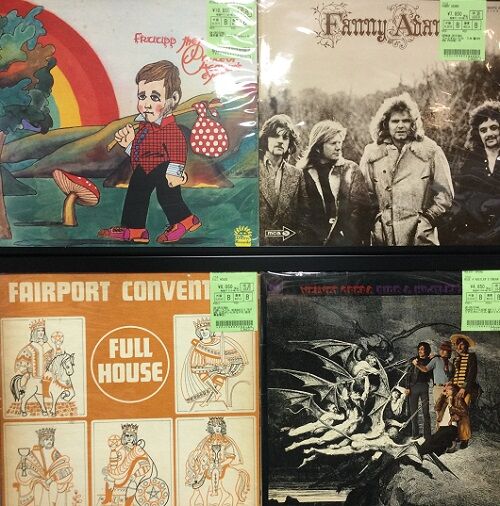 中古レコード】人気のFRUUPPの英国原盤他,約60枚投入いたしました