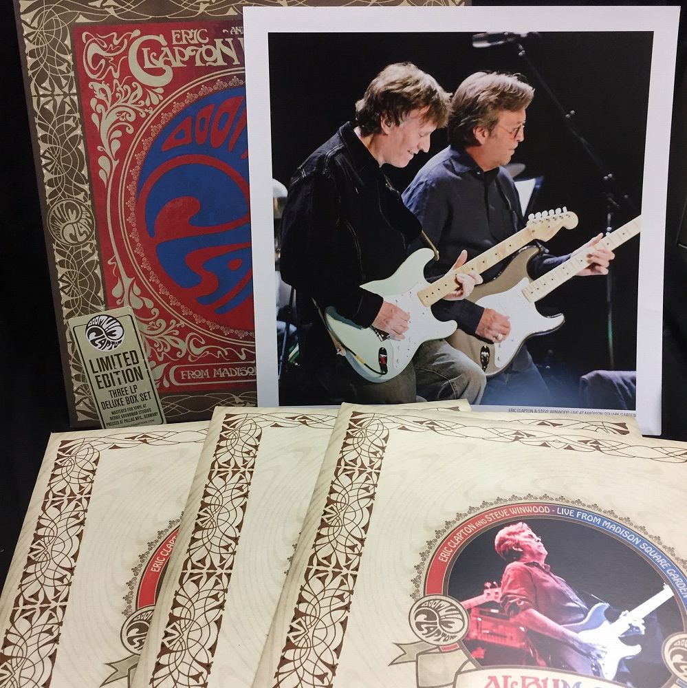 中古レコードBOX】ERIC CLAPTON AND STEVE WINWOOD/LIVE FROM MADISON