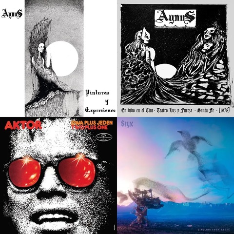 新品】 アルゼンチン AGNUS 唯一作と発掘ライヴ盤がそれぞれCDで