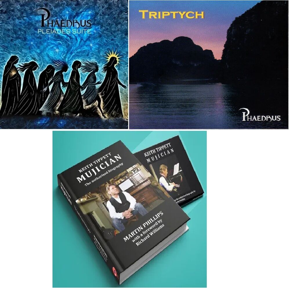 The CDs that will accompany the Keith Tippett biography have