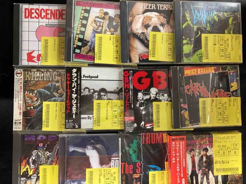 70's PUNK/NYHC/Oi!などを中心にまたまた中古CDが大量入荷