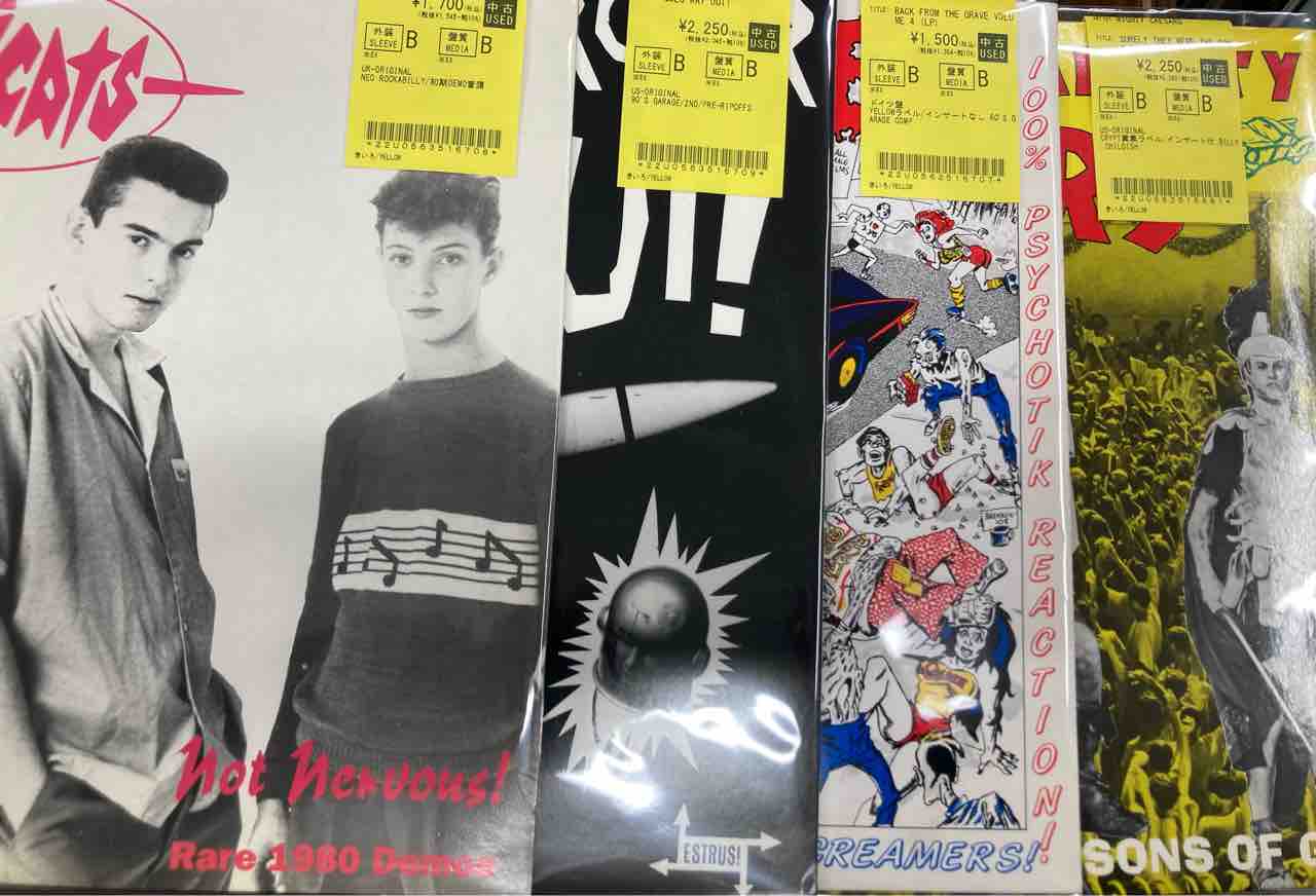 GARAGE PUNK/NEO ROCKABILLY/日本人パンク中心にレコード入荷