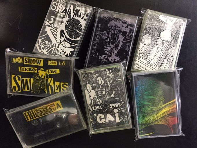 1/8(日)日本のハードコア、稀少なカセットテープ入荷