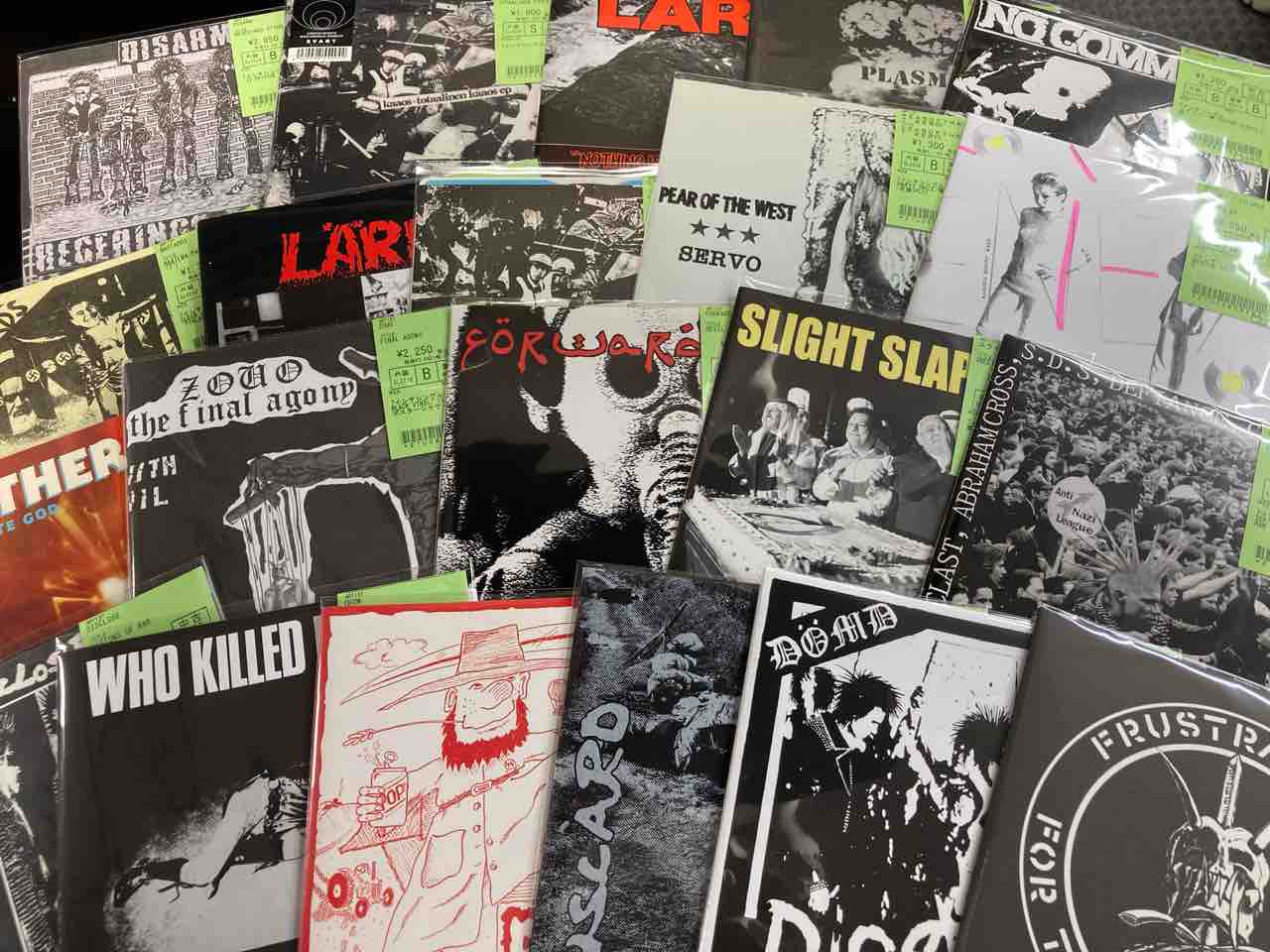 80's HC/CRUST/MELODICなどの7インチが入荷いたしました