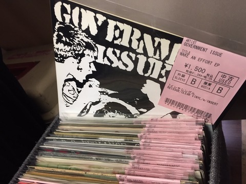 PUNK/HARDCOREを中心に中古7インチが大量入荷致しました
