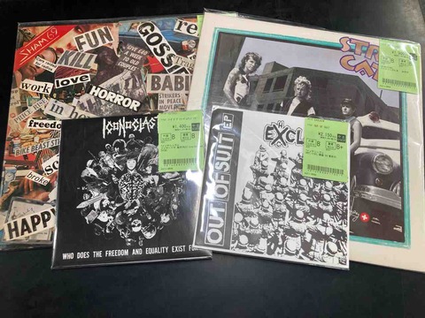 国内PUNK/70'S PUNK/PSYCHOBILLYを中心に中古レコードが入荷