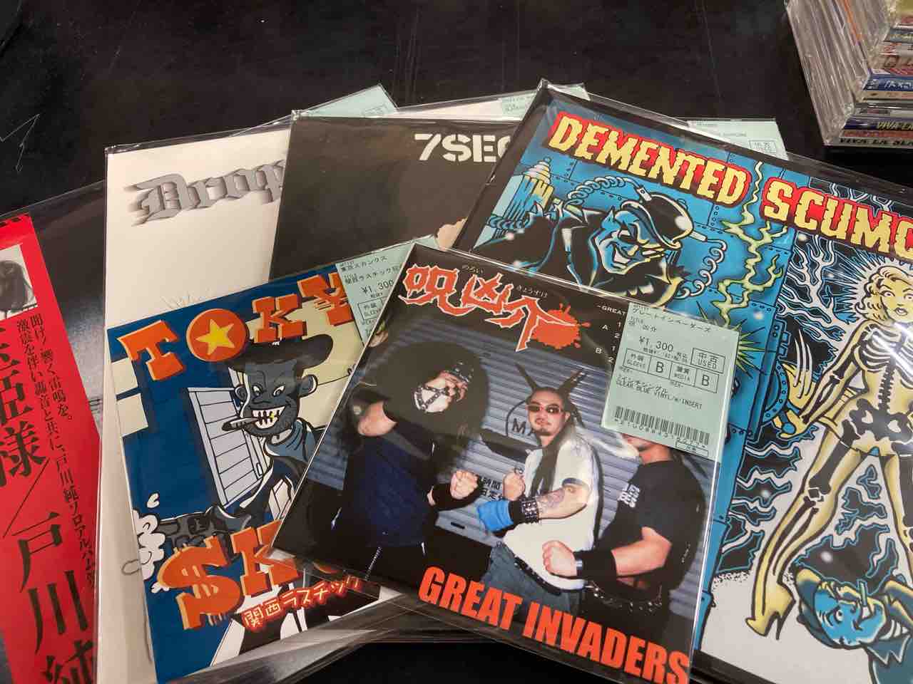 サイコビリー/国内PUNK中心に中古レコード入荷いたしました