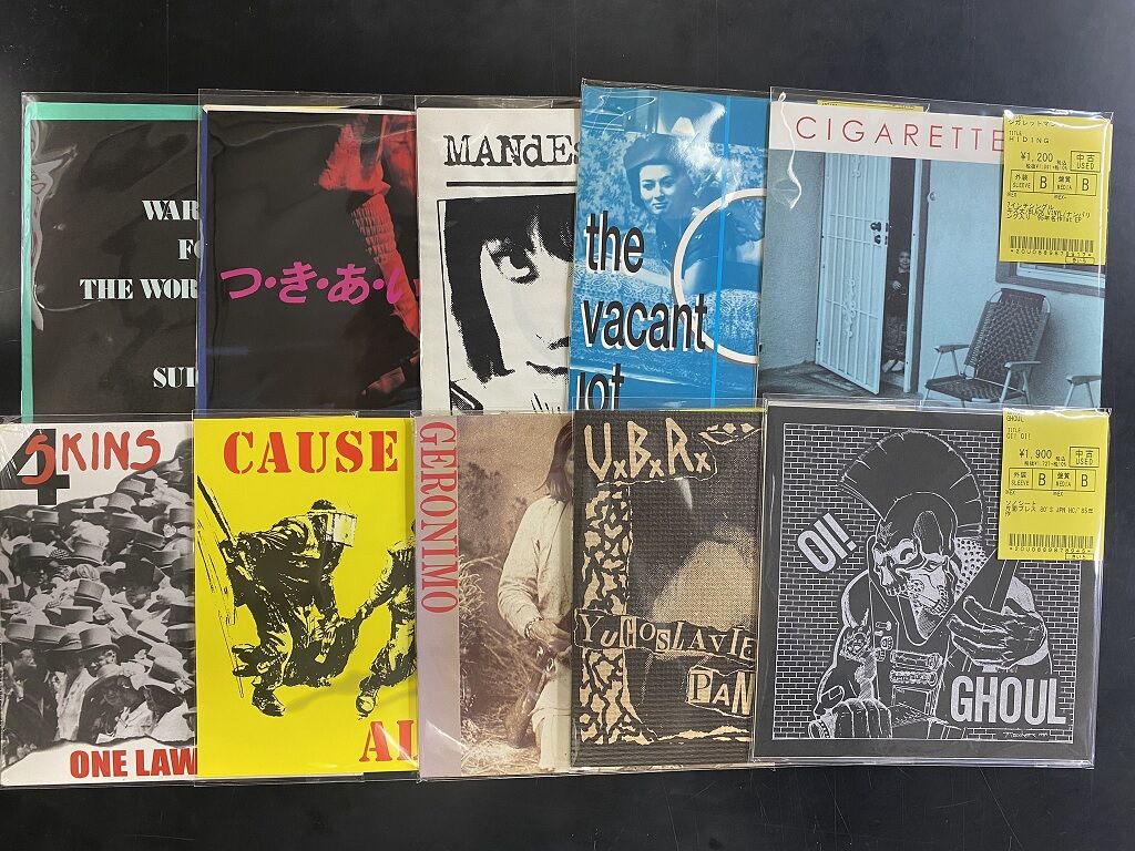 PUNK/HARDCORE/MELODIC/GARAGEなど、中古レコードがオールジャンルで