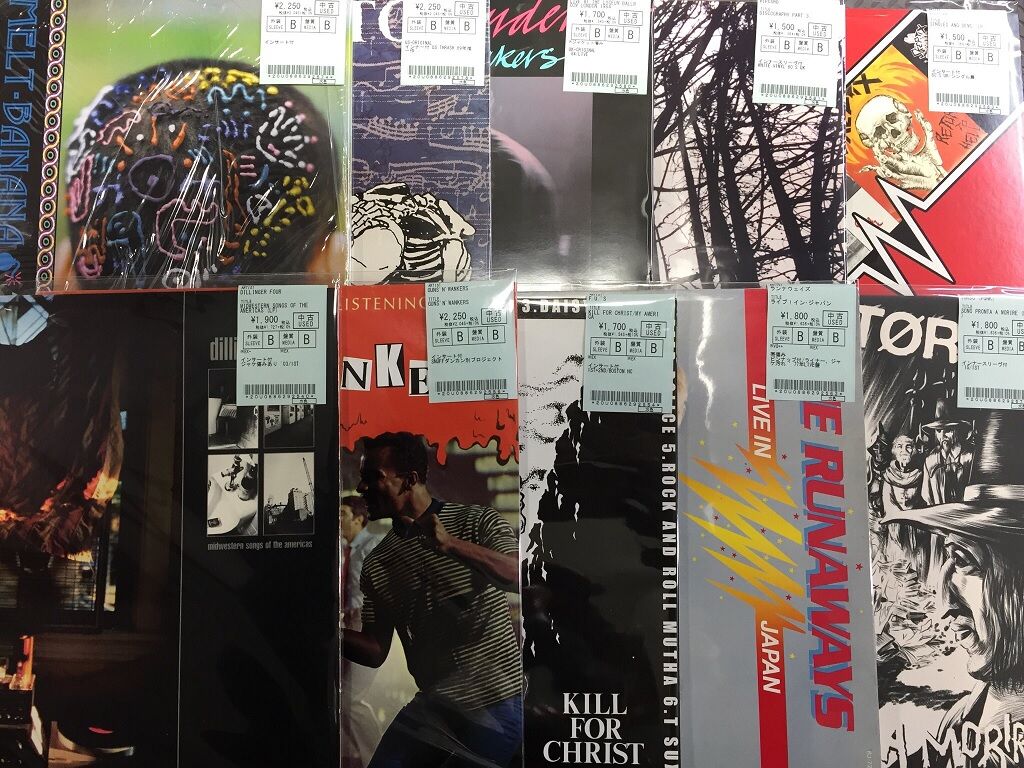 PUNK/HARDCOREを中心に中古レコードがまとまって入荷いたしました