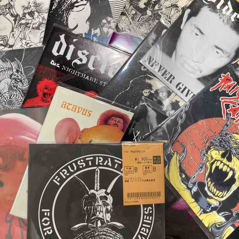 国内HC/PUNK/MELODICなどの中古7インチがまとまって入荷
