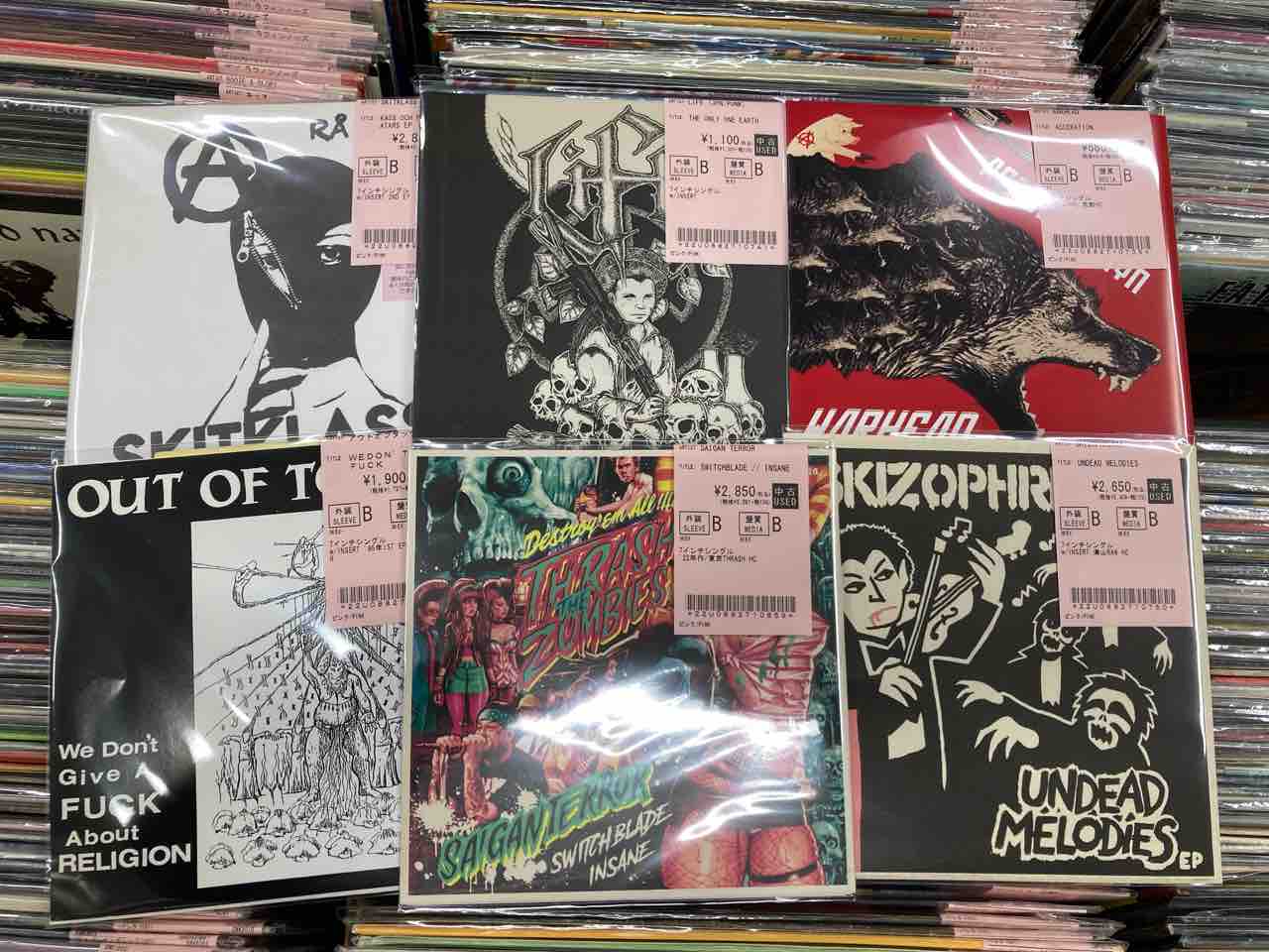 日本人PUNK / HARD CORE中心に7INCH入荷です!! : ディスク