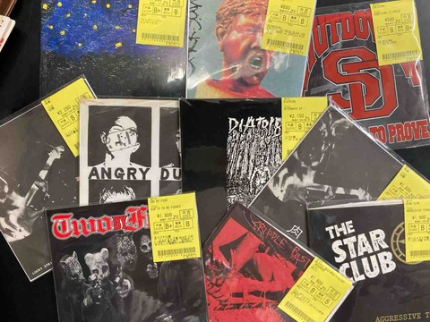 NEWSCHOOL系、JAPANESE PUNKなどの中古7インチレコードが入荷