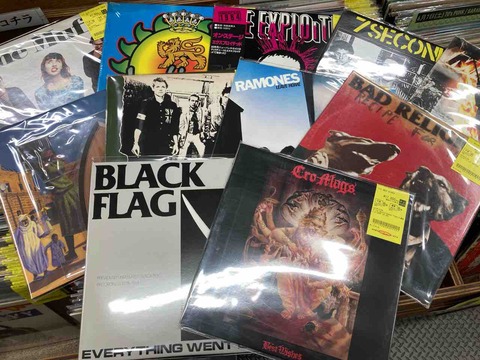 レア盤含むPUNK/HC/PSYCHOBILLYなどの中古レコードが入荷