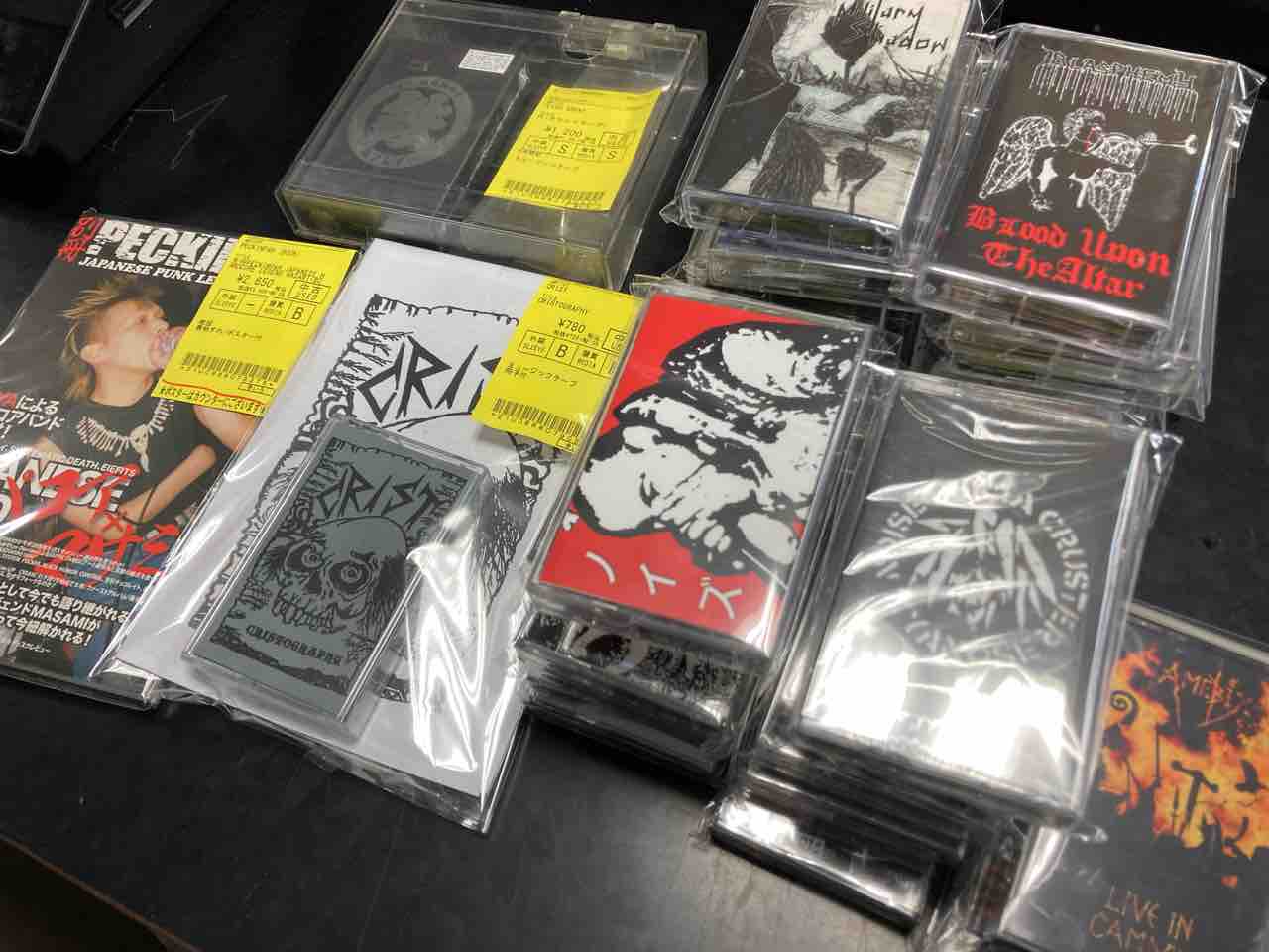 CRUSTなど中古カセットが入荷!! : ディスクユニオン新宿パンクマーケット