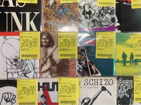 JAPANESE PUNK/HARDCORE 多めで中古7インチが入荷!! : ディスク