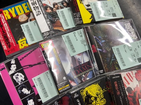 貴重タイトルもチラホラ紛れ込んで中古CDが100枚オーバー入荷