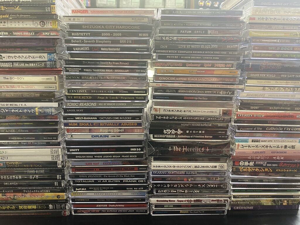 80's HC/国内HC/THRASH/BLACK METALなどなど中古CDが大量入荷 80's HC/国内HC/THRASH/BLACK METALなどなど中古CDが大量入荷