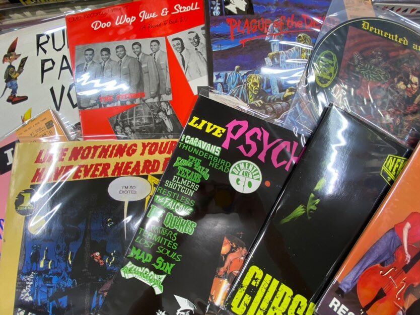 PSYCHOBILLYを中心に、中古LPが150枚オーバー入荷！ : ディスク
