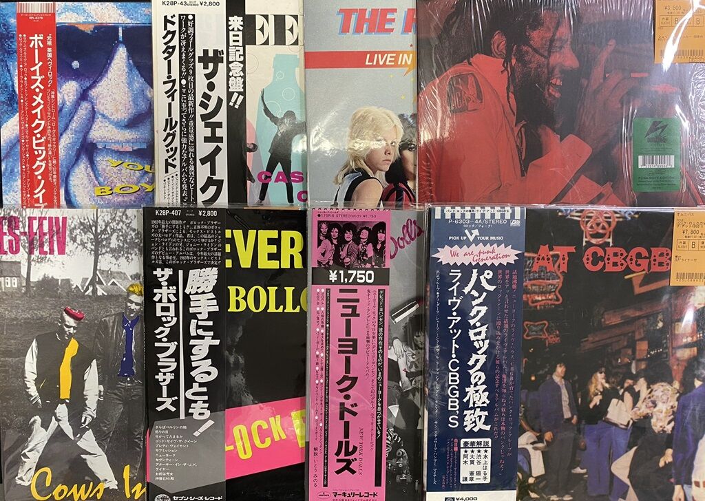 レア盤含む70's PUNK/ROCKなど中古レコードがまとまって入荷