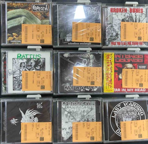 80'S/90'S HC中心に中古CD大量入荷!!① : ディスクユニオン新宿パンク