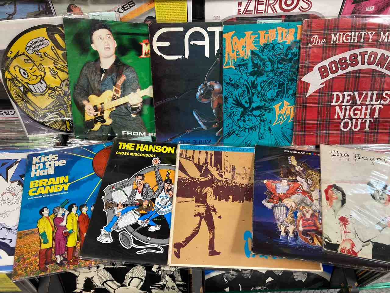 70's PUNK/PSYCHOBILLYなどの中古レコードがまとまって入荷