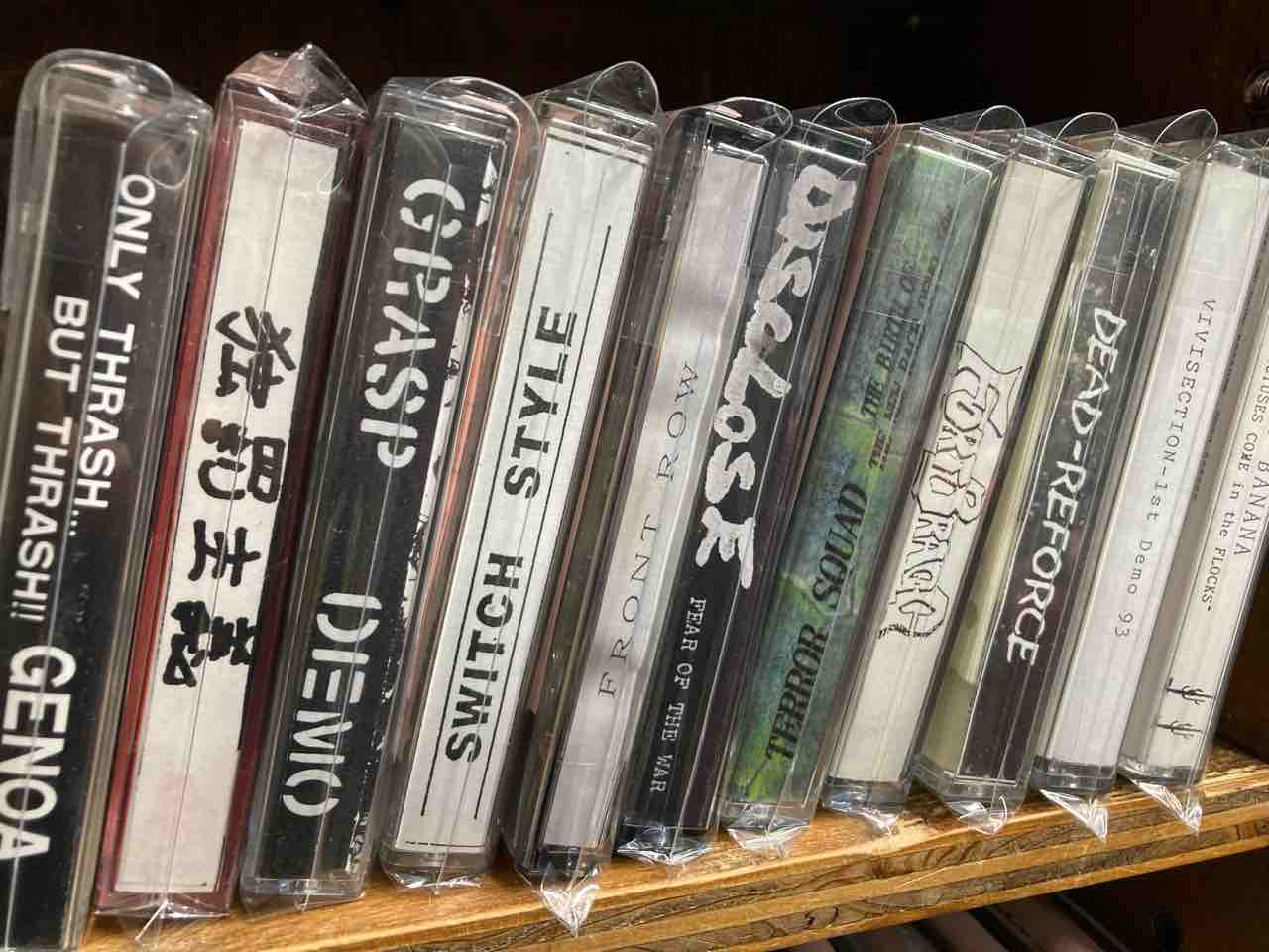 80～90'S国内HC/HR/HM激レアカセットがドドンとまとまって入荷