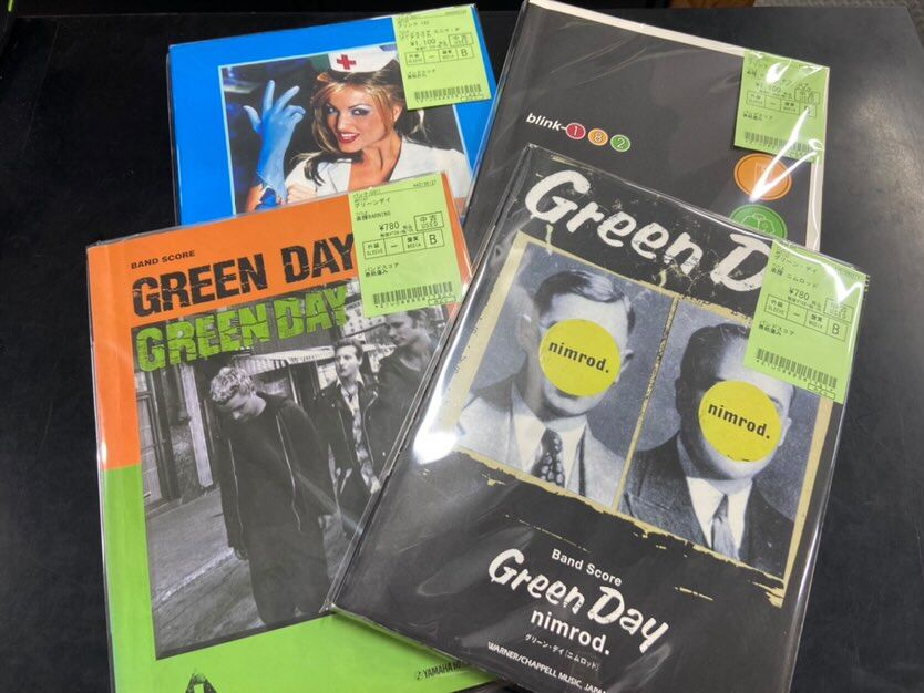 GREEN DAY バンドスコア集 グリーンデイ オフスプ レッチリ バンド